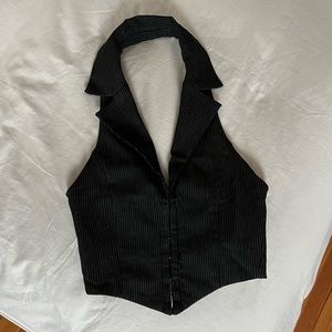 Princess Polly Everest Pinstripe Vest Top Size 4